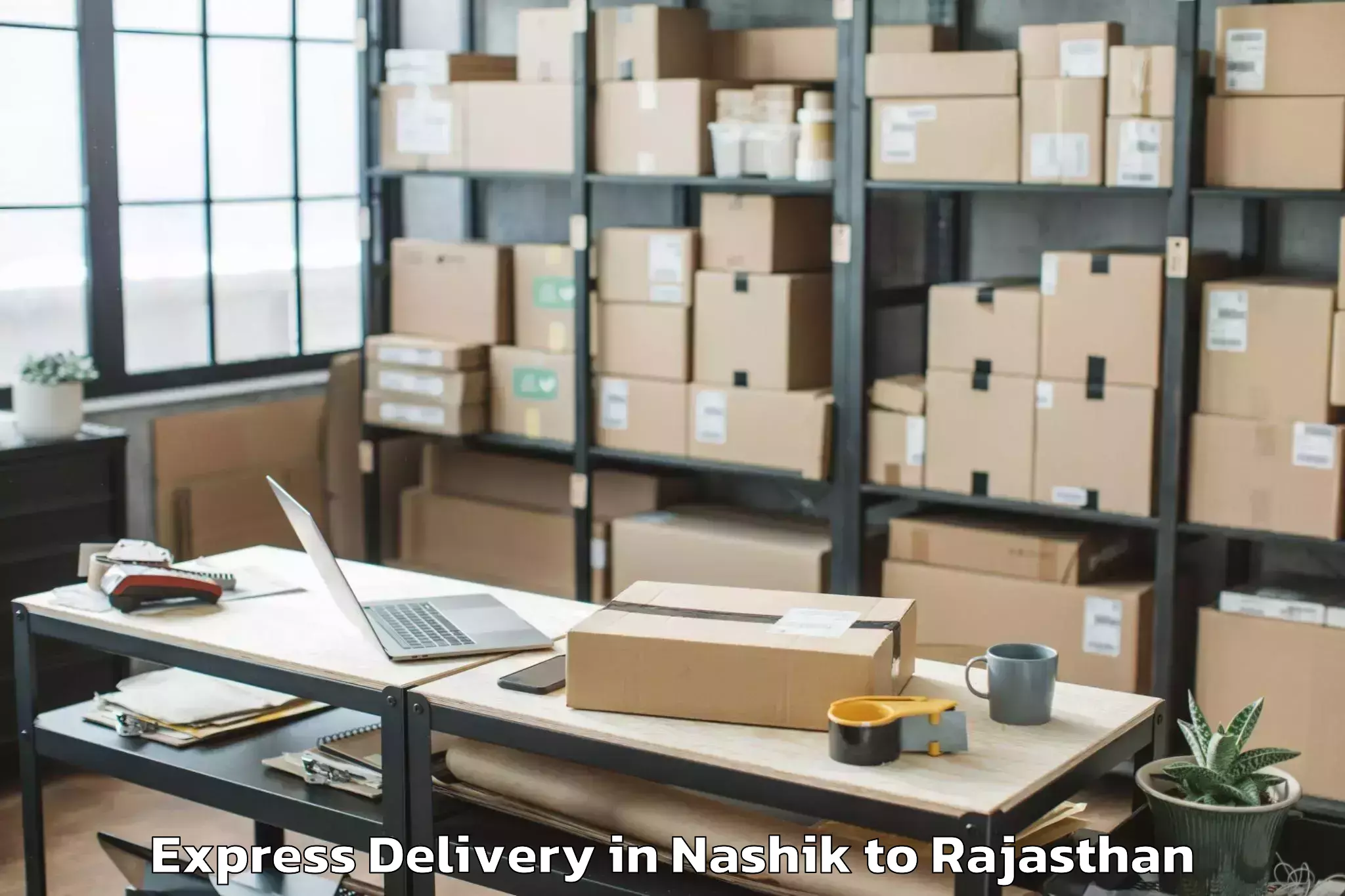 Book Your Nashik to The Lnm Institute Of Informati Express Delivery Today